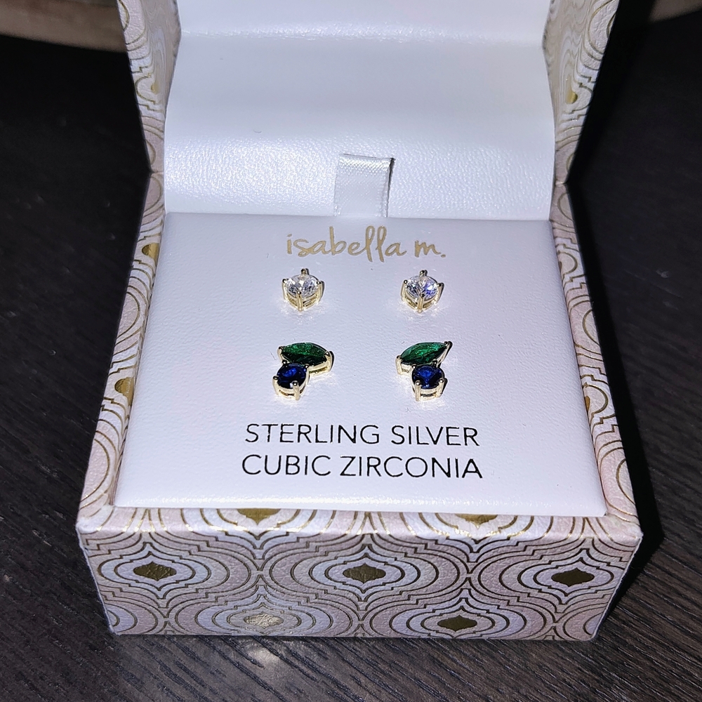 Isabella M. Sterling Silver Earrings